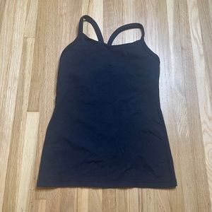 EUC Lululemon black tank